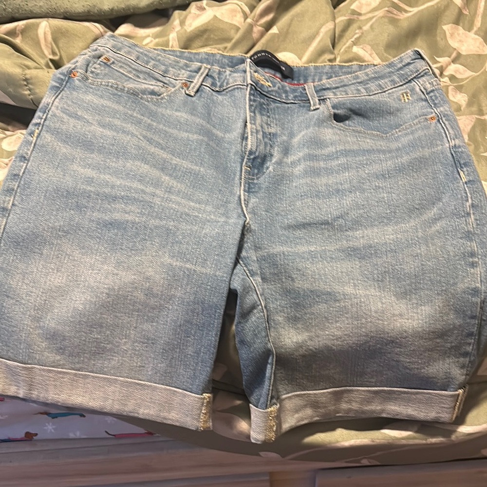 Tommy Hilfiger Light  Blue Denim Shorts
